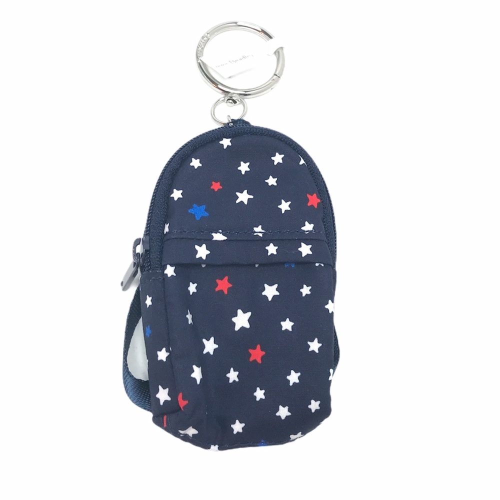 Vera Bradley Bag Charm Fireworks Star Party Charm, Blue